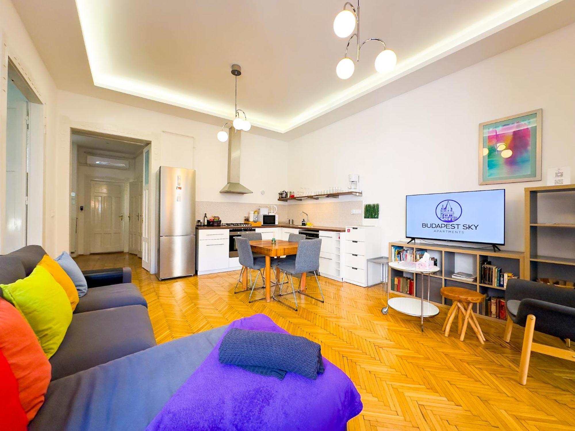 Spacious 4Br Oasis In Central Budapest - Bp Sky Exteriör bild