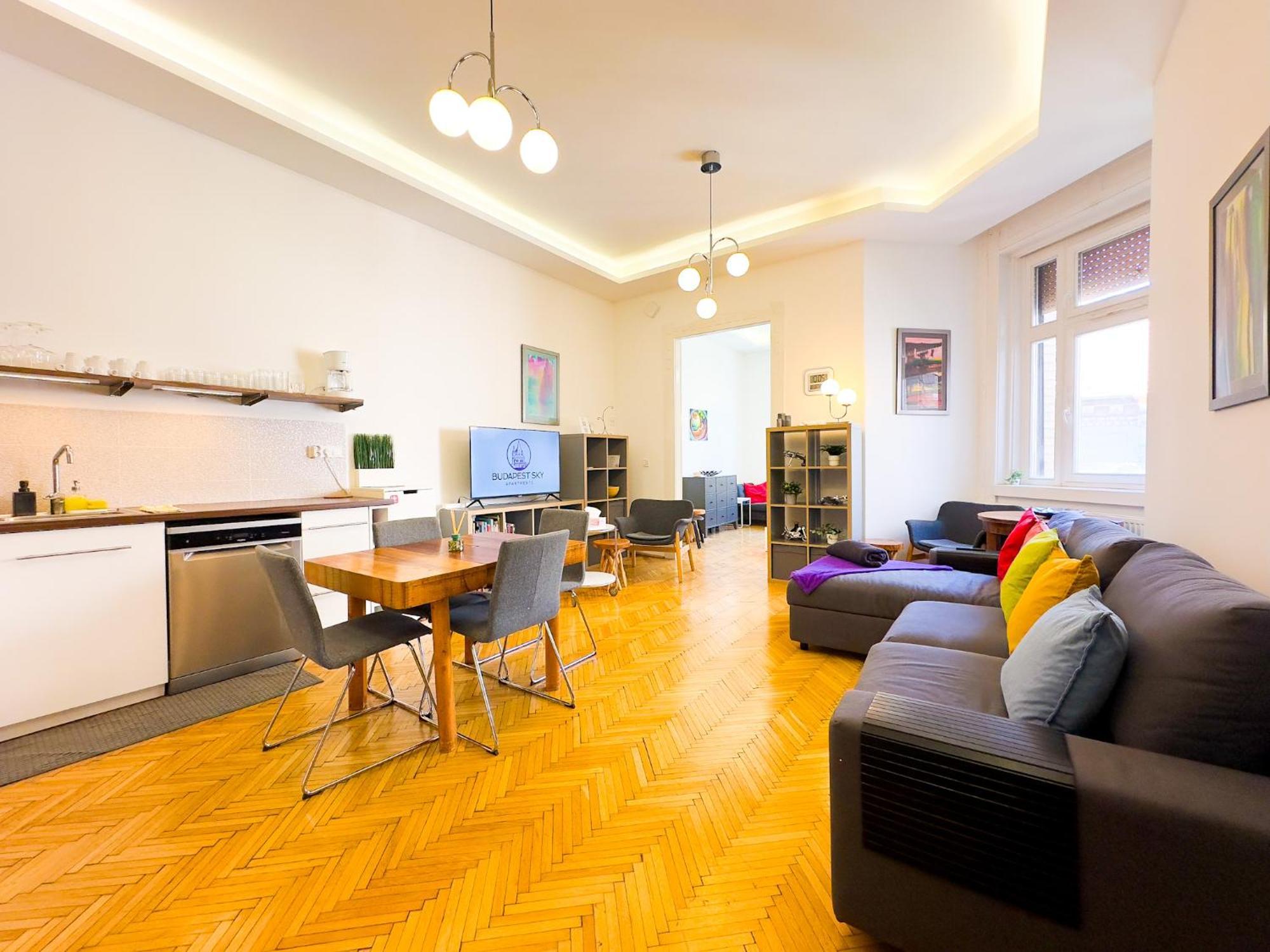 Spacious 4Br Oasis In Central Budapest - Bp Sky Exteriör bild
